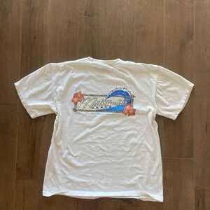 White T-Shirt with Bold Graphic